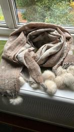 Barnett & Barnett. Lichtbruine wollen sjaal., Kleding | Dames, Barett&Barett, Ophalen of Verzenden, Zo goed als nieuw, Sjaal