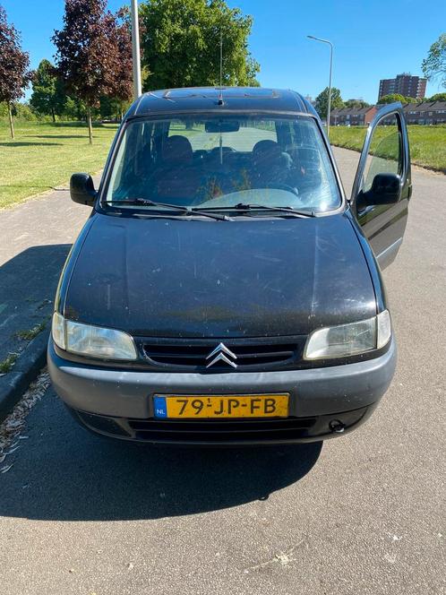 Citroën Berlingo 2.0 HDI Multispace 2002 Zwart, Auto's, Citroën, Particulier, Berlingo, Airbags, Centrale vergrendeling, Elektrische buitenspiegels