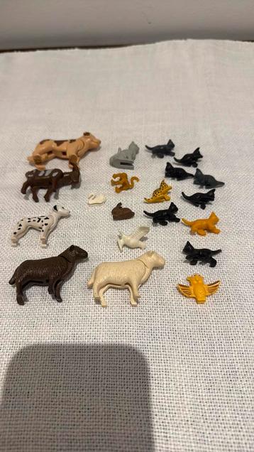 Playmobil dieren mini poezenfamilie geit schaap etc beschikbaar voor biedingen