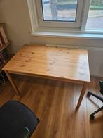 Ikea Grenen Eettafel/Bureau - 120x75cm, Huis en Inrichting, Tafels | Eettafels, Ophalen, Gebruikt, Rechthoekig, 50 tot 100 cm