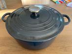 Le Creuset Braadpan 28cm - Gebruikt, Ophalen, Gebruikt, Gietijzer, Koekenpan of Braadpan