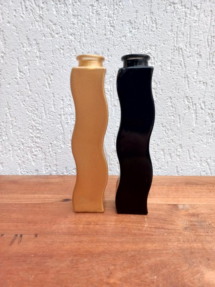 Vintage Ikea kronkelvaasjes. Skämt. Nineties, Huis en Inrichting, Woonaccessoires | Overige, Gebruikt, Ophalen of Verzenden