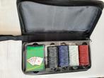 POKERSET IN ORIGINELE OPBERGDOOS, Hobby en Vrije tijd, Gezelschapsspellen | Kaartspellen, Vijf spelers of meer, Verzenden, Nieuw