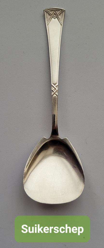 Diverse soorten lepeltjes (ver)zilver(d), Antiek en Kunst, Antiek | Bestek, Ophalen of Verzenden