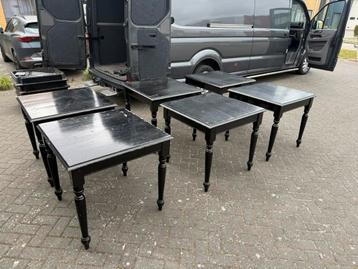 Massief houten eettafels 80x80 cafe bar kroeg toog tafels beschikbaar voor biedingen