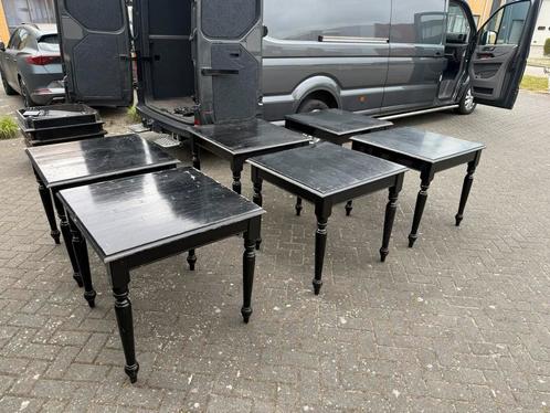 Massief houten eettafels 80x80 cafe bar kroeg toog tafels, Huis en Inrichting, Tafels | Eettafels, Gebruikt, 50 tot 100 cm, 50 tot 100 cm