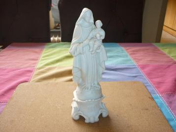 Porseleinen beeld Maria met kindje Jezus in zeer goede staat beschikbaar voor biedingen