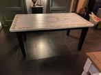 Mooie handbeschilderde boeren eettafel 1,70x88 h75, Antiek en Kunst, Antiek | Meubels | Tafels, Ophalen