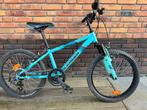 Rockrider ST 50 – 20 inch kinder MTB – Blauw/Turquoise, Gebruikt, Hardtail, Heren, Ophalen