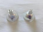 Twee halogeen lampjes met pinnetjes, Gebruikt, Minder dan 30 watt, Halogeen (gloei)lamp, Bipin of Steekvoet