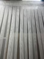 2X Splinternieuwe Vitrage - Hangklaar - Platte Plooi, Huis en Inrichting, Ophalen of Verzenden, Nieuw, Wit, 200 cm of meer
