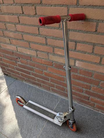 Step stuntstep inklapbaar zilver gebruikt nieuwe lagers beschikbaar voor biedingen