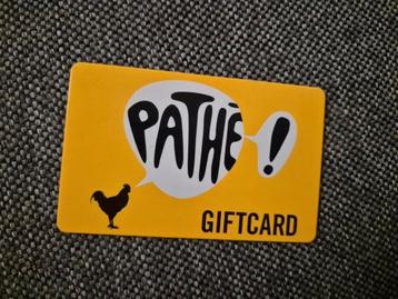 Pathé giftcard t.w.v. € 15, geldig tot 07-11-2028. beschikbaar voor biedingen