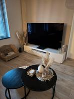 Zwarte ronde salon tafels, Huis en Inrichting, Tafels | Salontafels, 50 tot 100 cm, Rond, Ophalen of Verzenden, Zo goed als nieuw
