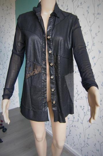 ELISA CAVALETTI Zwarte (Feest-) Blouse maat S (Nieuw) beschikbaar voor biedingen