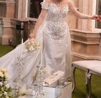 Nieuwe, elegante trouwjurk met parels, Ophalen of Verzenden, Zo goed als nieuw, Wit, Trouwjurk