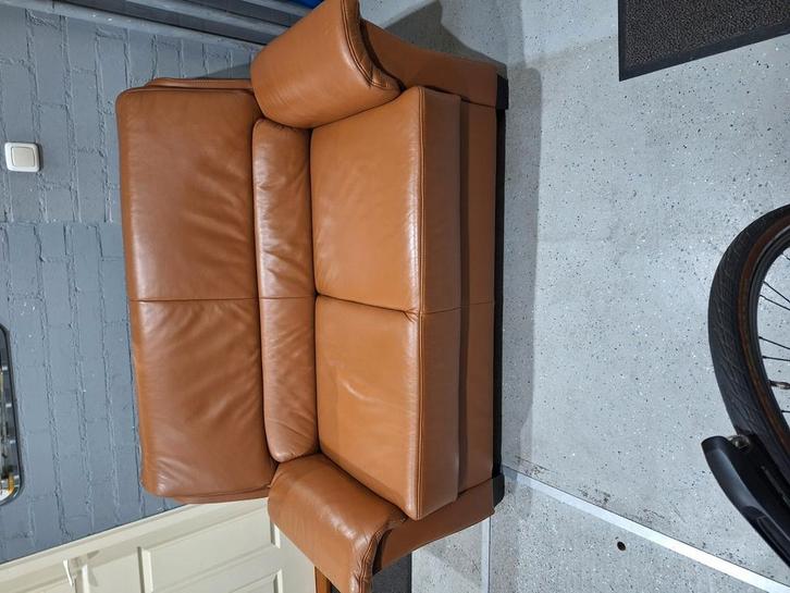 2 zitsbank iets voor studentenkamer., Huis en Inrichting, Banken | Sofa's en Chaises Longues, Gebruikt, Tweepersoons, 75 tot 100 cm