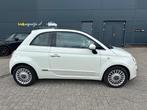 Fiat 500 1.2 Lounge *airco *panorama *bluetooth *lichtmetaal, Voorwielaandrijving, Euro 5, Stof, Gebruikt