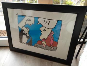 Herman Brood 1995 zeefdruk 60 x 80 cm, 'Communicatie'. beschikbaar voor biedingen