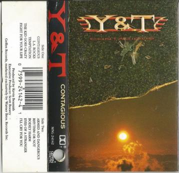 *Y & T  –  Contagious  Originele  Cassette  Nieuw.  Label: G