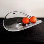 Vintage Crystal Deens design glazen fruitschaal, Ophalen of Verzenden, Zo goed als nieuw, Rond, Glas