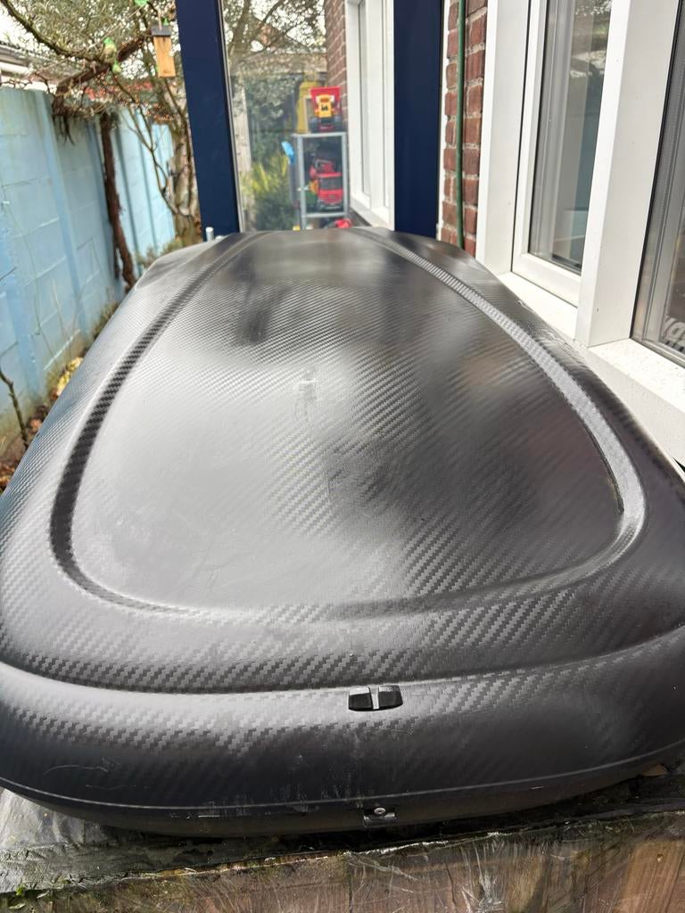 Dakkoffer Alfa Romeo Giulietta + Dakdragers, Auto diversen, Dakkoffers, Ophalen of Verzenden, Gebruikt