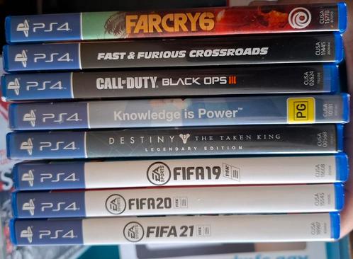 7 ps4 games voor maar €24,- of 2 voor €15,- ruil mogelijk, Spelcomputers en Games, Games | Sony PlayStation 4, Gebruikt, Sport