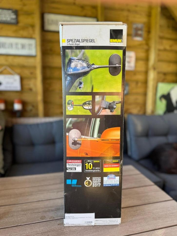 Emuk caravan spiegels, Caravans en Kamperen, Caravan accessoires, Zo goed als nieuw, Ophalen