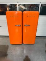 Oranje Smeg Koelkast - Retro Stijl, 150 tot 200 liter, Gebruikt, Bella, 60 cm of meer