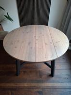 Woood ronde eettafel 120cm, Huis en Inrichting, Tafels | Eettafels, Ophalen, Rond, Zo goed als nieuw, Vier personen