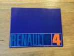 Renault 4 Brochure, Ophalen of Verzenden, Renault