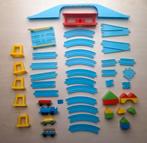 Vintage Herbart speelgoed trein treinrails huisjes station, Ophalen of Verzenden, Gebruikt