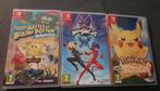 Switch games: pokemon pokeball, spongebob, miraculous, 1 speler, Zo goed als nieuw, Vanaf 7 jaar, Ophalen