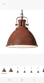 Robuuste roestbruine hanglamp Jesper, Huis en Inrichting, Ophalen, Zo goed als nieuw, Metaal, Minder dan 50 cm