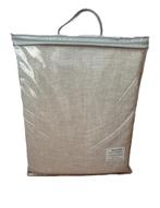 100% linnen dekbedovertrek 260x240 met slopen Beige-Wit, Beige, Dekbedovertrek, Ophalen of Verzenden, Nieuw