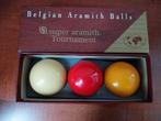 3 aramith carambole ballen., Ophalen of Verzenden, Zo goed als nieuw, Keu of Ballen