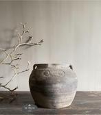 Oud Chinees potje kruikje met oren pot stoer sober landelijk, Huis en Inrichting, Verzenden, Nieuw