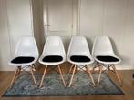 Eettafelstoelen 4 stuks, Huis en Inrichting, Stoelen, Ophalen, Wit, Zo goed als nieuw, Vijf, Zes of meer stoelen