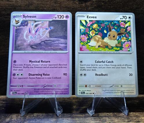 Eevee & Sylveon uit Shrouded Fable, Hobby en Vrije tijd, Verzamelkaartspellen | Pokémon, Nieuw, Meerdere kaarten, Verzenden