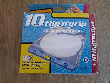 10 flip n grip cd hoesjes  beschikbaar voor biedingen
