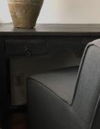 Oud schooltafeltje bureau wandtafel oosters sober India, Ophalen