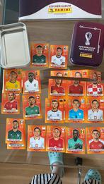 wK 2022 panini stickers met doos, Ophalen, Zo goed als nieuw, Meerdere stickers