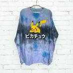 Pokémon Top Maat S Lila Blauw Pikachu Longsleeve Tie Dye, Kleding | Heren, Pokemon, P, Verzenden, Paars
