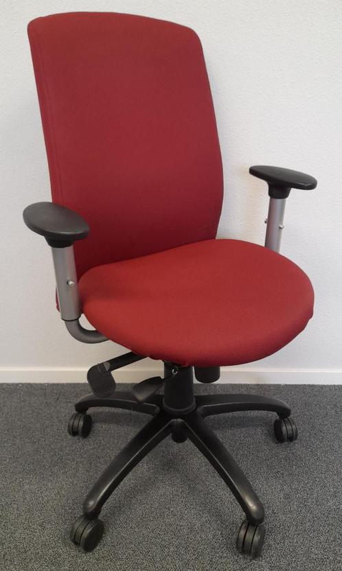 Bureaustoel rood, Huis en Inrichting, Bureaustoelen, Gebruikt, Bureaustoel, Rood, Ophalen of Verzenden