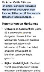 Arper catifa draai (eetkamer) stoelen, Kunststof, Gebruikt, Wit, Design