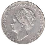 Nederland 1938 2½ Gulden Wilhelmina met grof haar, Ophalen, Zilver, Koningin Wilhelmina, Losse munt