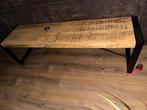 Net mango houten bankje, Ophalen, Minder dan 50 cm, 125 cm of meer, Zo goed als nieuw