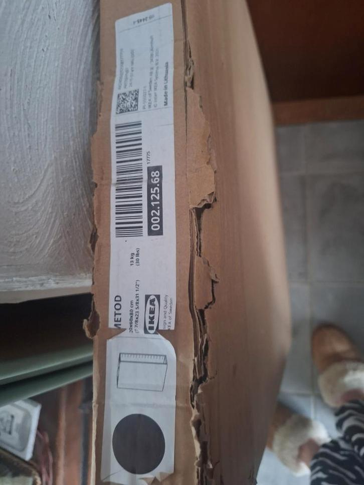 Nieuw IKEA Metod Keukenkastje zwart- Artikel 00212568, Huis en Inrichting, Keuken | Keukenelementen, Nieuw, Ophalen of Verzenden