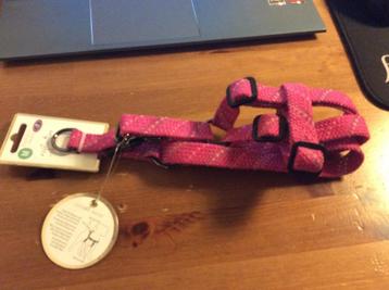 Perfect Paws hondentuig / harnas roze Braided. Maat M Nieuw beschikbaar voor biedingen