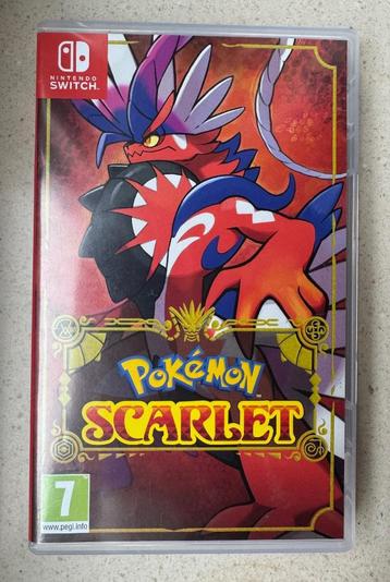 Nintendo switch spel pokémon scarlet beschikbaar voor biedingen
